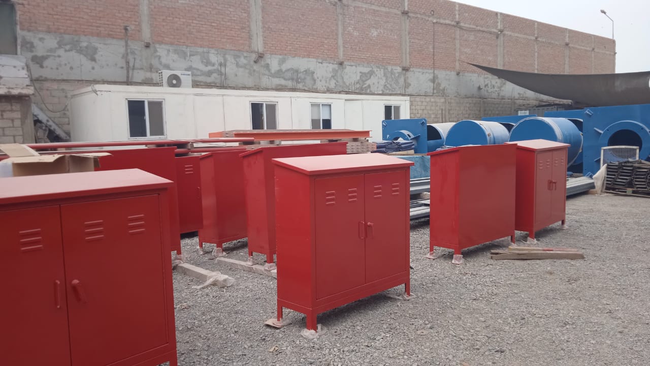 proyectos: Arenado y Pintado de Gabinetes Contraincendios